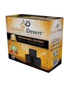 Golden Desert Coconut Hookah Charcoals Large Cubes