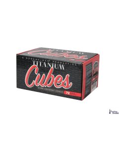 Titanium Cubes Hookah Charcoals 72pc
