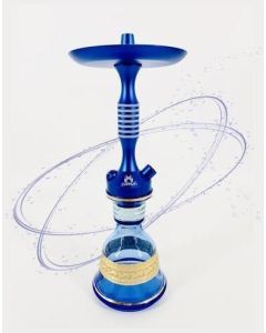 Zahrah Ringer Mini Hookah Blue