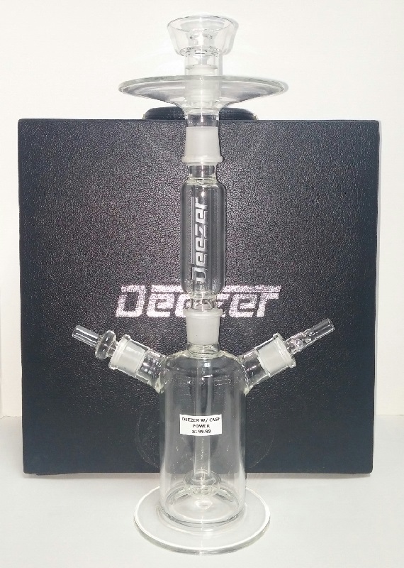 Deezer Power Glass Hookah with Case