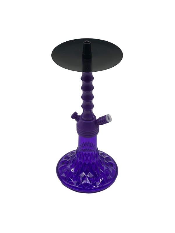Diamond Acrylic Hookah - Purple