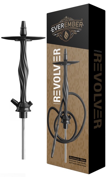 Everember Revolver Hookah Stem - Black