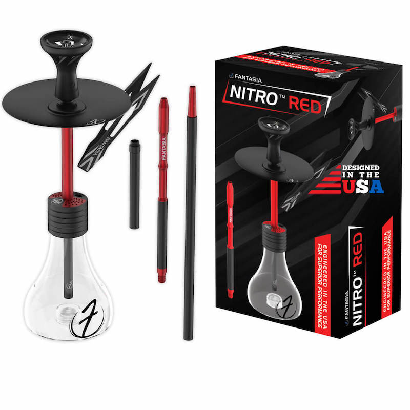 Fantasia Nitro Hookah - Red