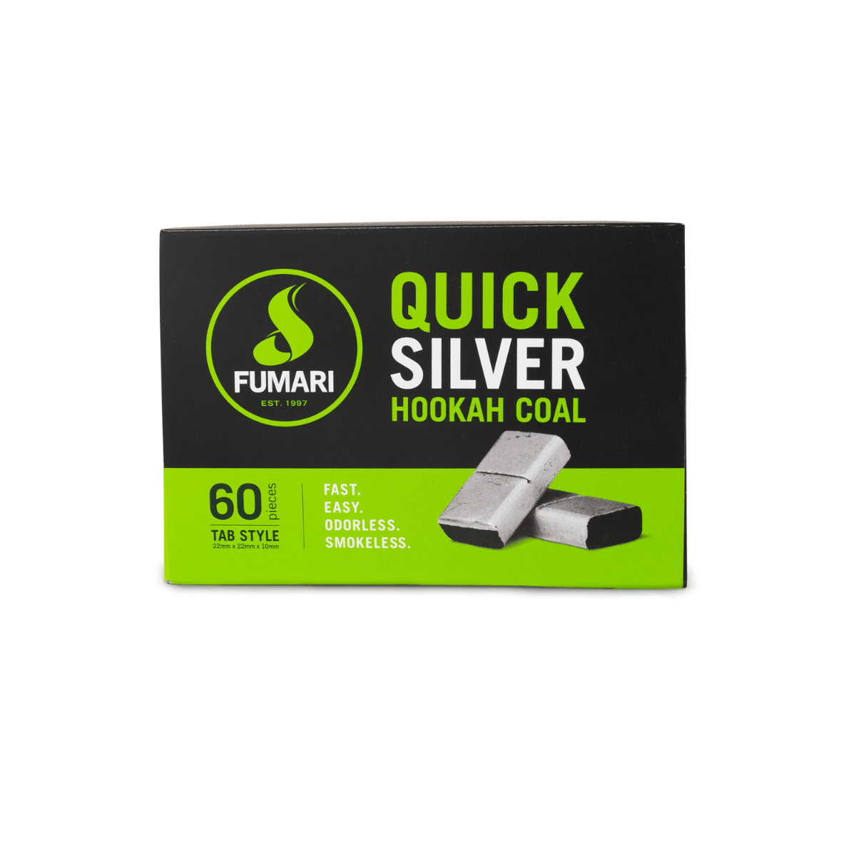 Fumari Quick Silver Hookah Charcoals