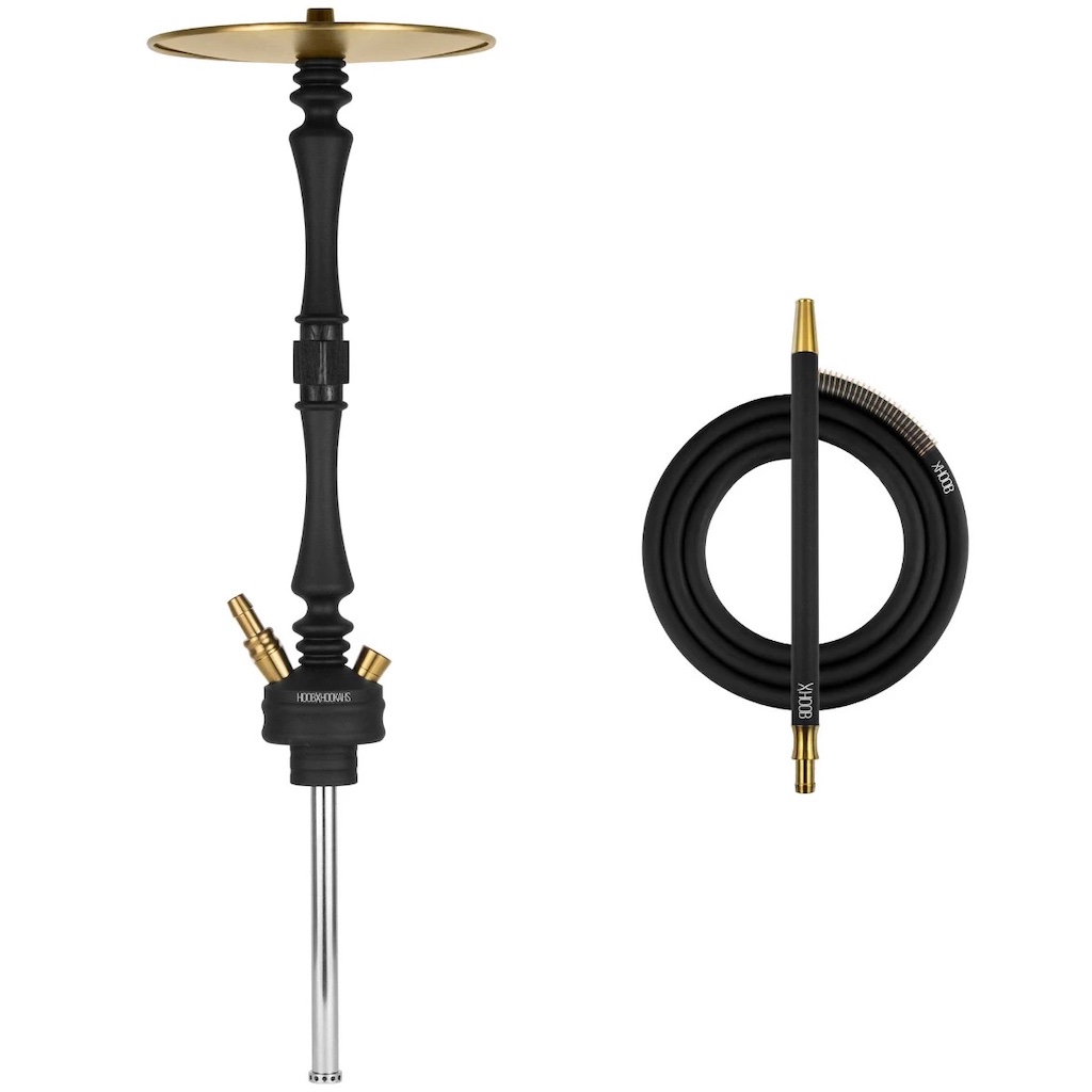 Hoob Mars Hookah Stem - Black Gold