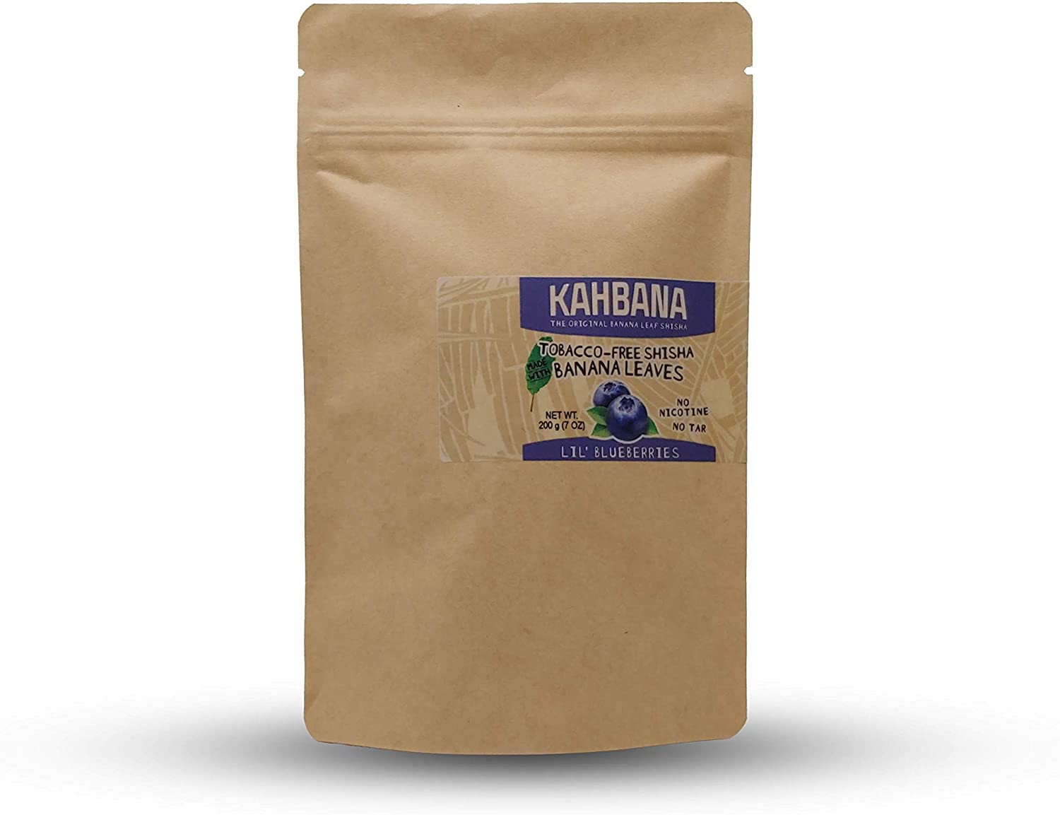 Kahbana Banana Leaf Herbal Shisha Blueberry