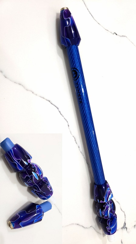Mason Sapphire Carbon Hookah Hose Blue
