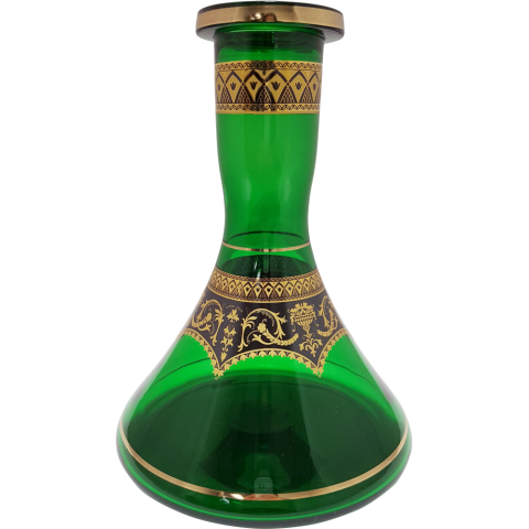 Pharaohs Nile Pyramid Glass Base Green
