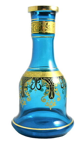 Prince Bohemian Style Glass Hookah Base - Blue