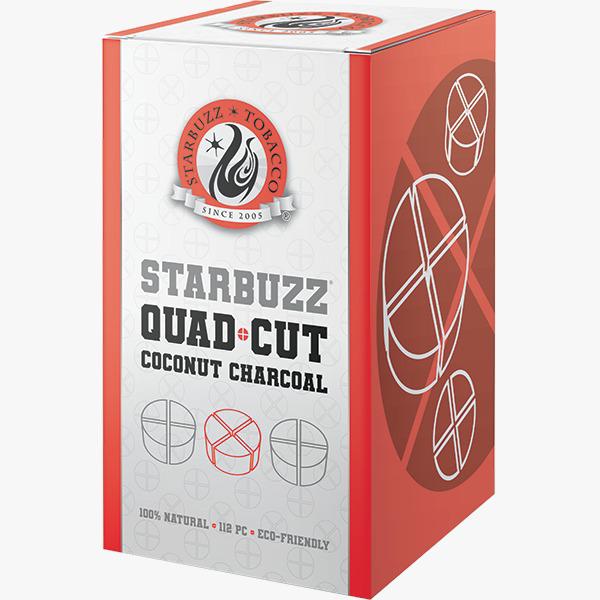 Starbuzz Quad Cut Hookah Coconut Charcoals