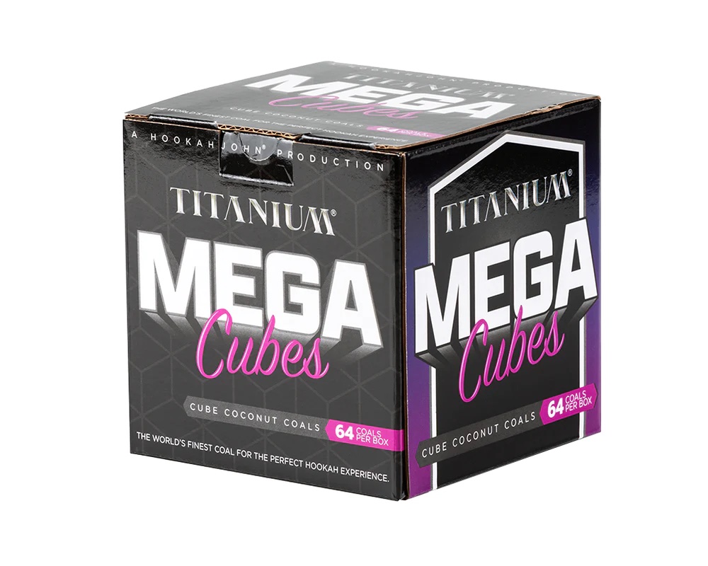 Titanium Mega Cubes Coconut Charcoals
