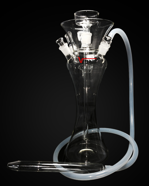 Vapor Glass Lotus Hookah