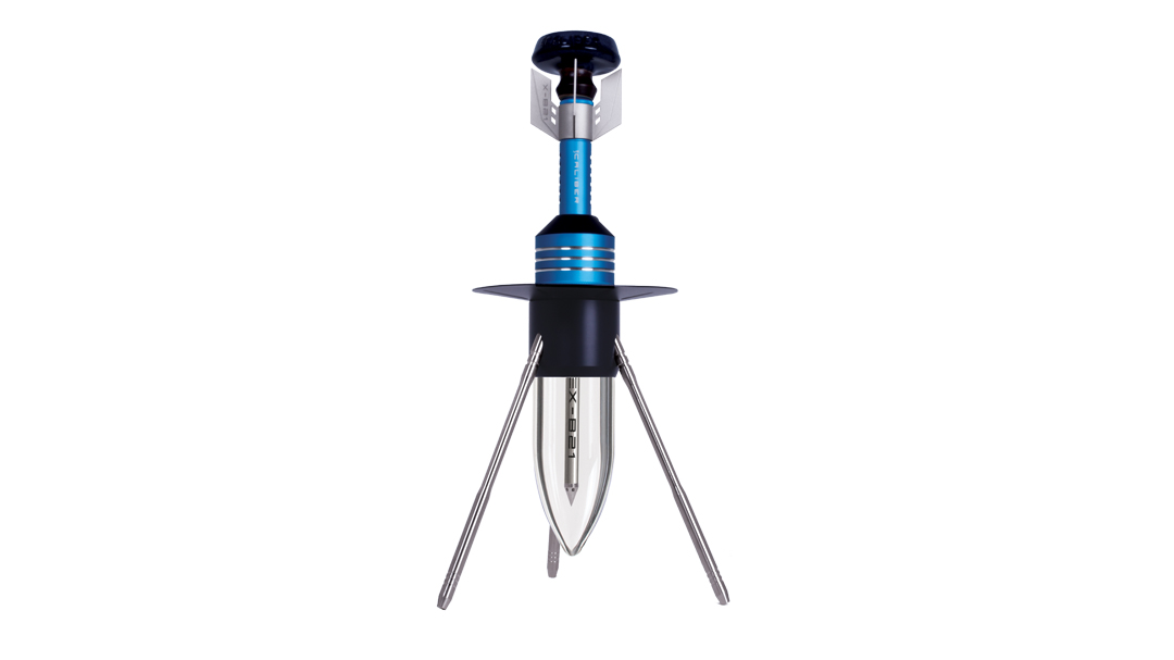 X-B21 Caliber Hookah - Blue Laser