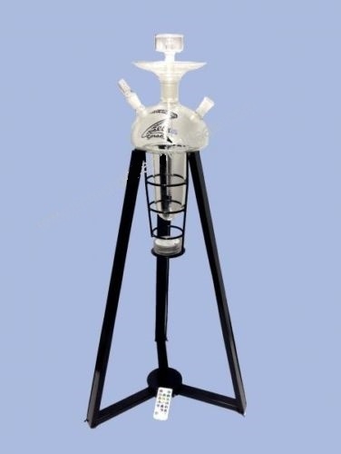 Zebra Quad Hookah w/ Case